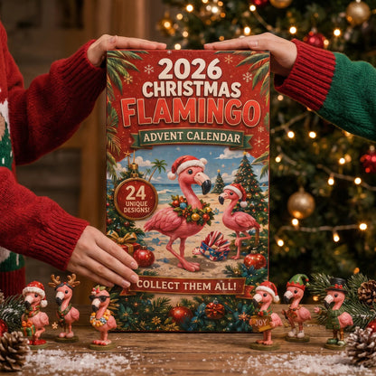 🦩 2026 Christmas Flamingo Advent Calendar – Every Day Brings New Surprises 🎄✨