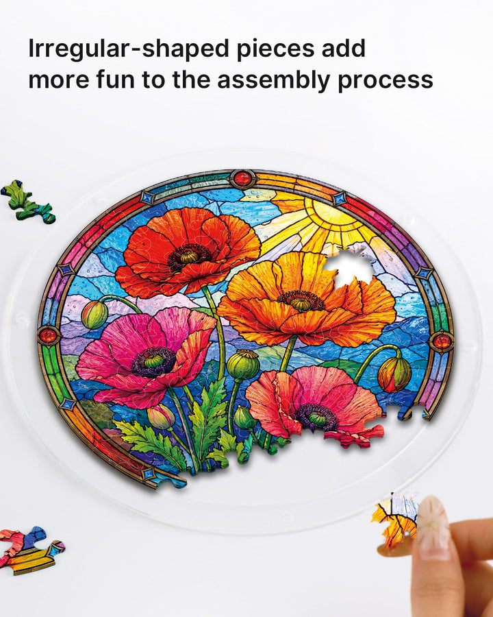 Sunlit Floral Garden Light Suncatcher-Acrylic Window Art