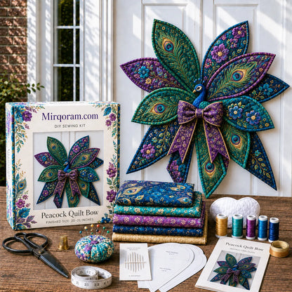 Mermaid - Handmade Quilted Door Bow DIY Sewing Kit