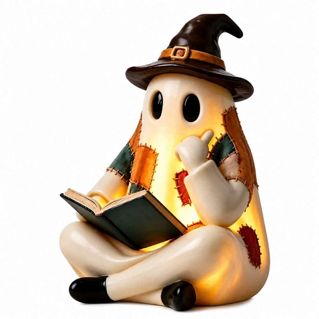 👻Cozy Reading Ghost Night Light