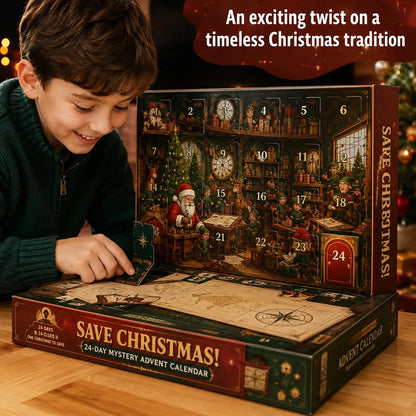 ⏳ Limited Time 50% OFF – 🎁✨24-Day Mystery Adventure Advent Calendar Collection | 24 Clues, Hands-On Puzzles & One Final Reveal