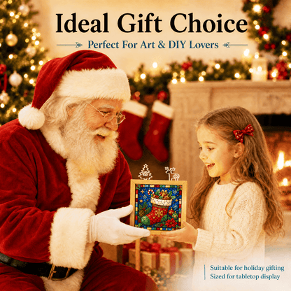 Acrylic Puzzle Night Light - Christmas Stocking for Gifts