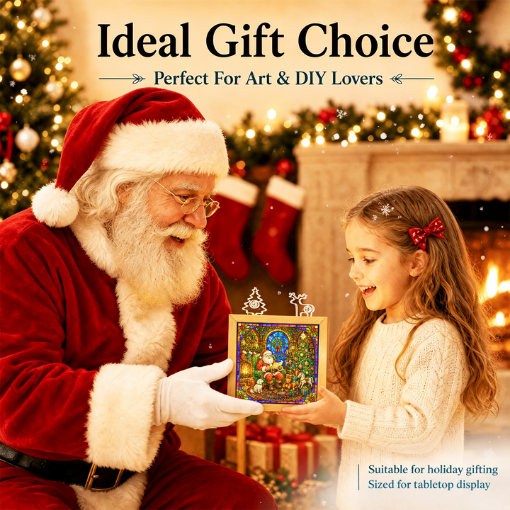 Acrylic Puzzle Night Light -Christmas Night Reading
