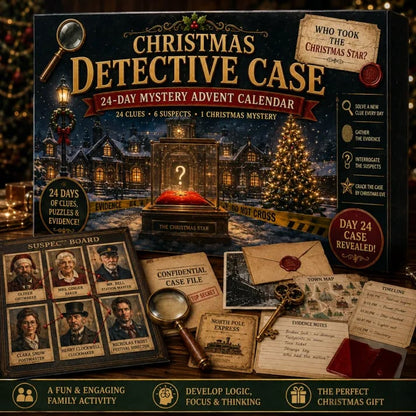 ⏳ Limited Time 50% OFF – 🎁✨24-Day Mystery Adventure Advent Calendar Collection | 24 Clues, Hands-On Puzzles & One Final Reveal