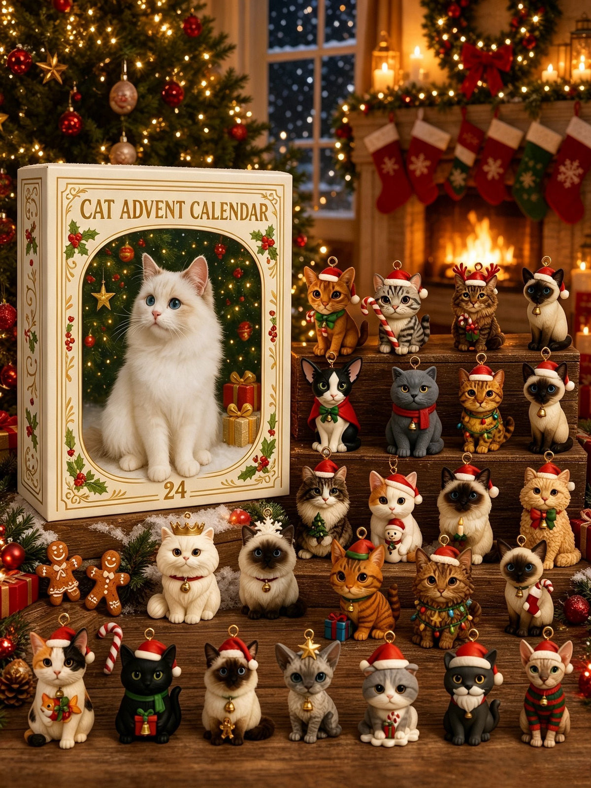 🐱💥Advent Calendar 2026 Cat Advent Calendar - Giftfor Adults Friends CatOwners and Lovers Christmas Holiday Countdown Gift