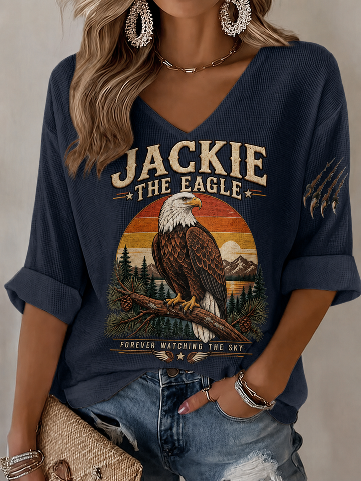 Women's Jackie Forever Our Queen Print Top