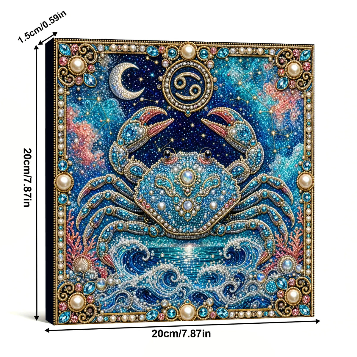 🦀Framed Cancer - Pearls Painting Kit