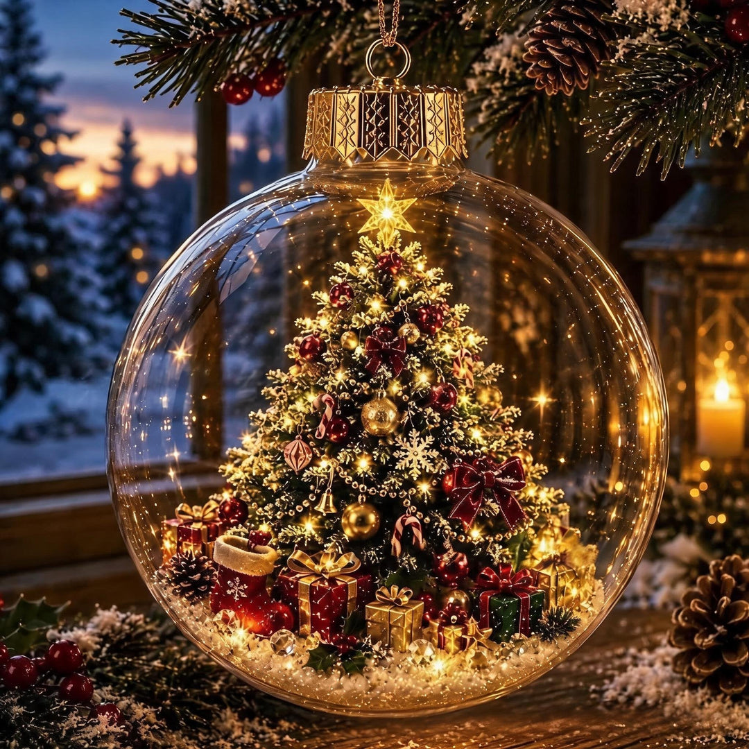 🔥 LAST DAY 49% OFF – 🎄Glowing Christmas Ornament ✨