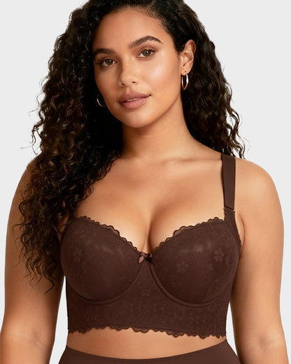 The Lace Bustier | Elegant Push-Up Support