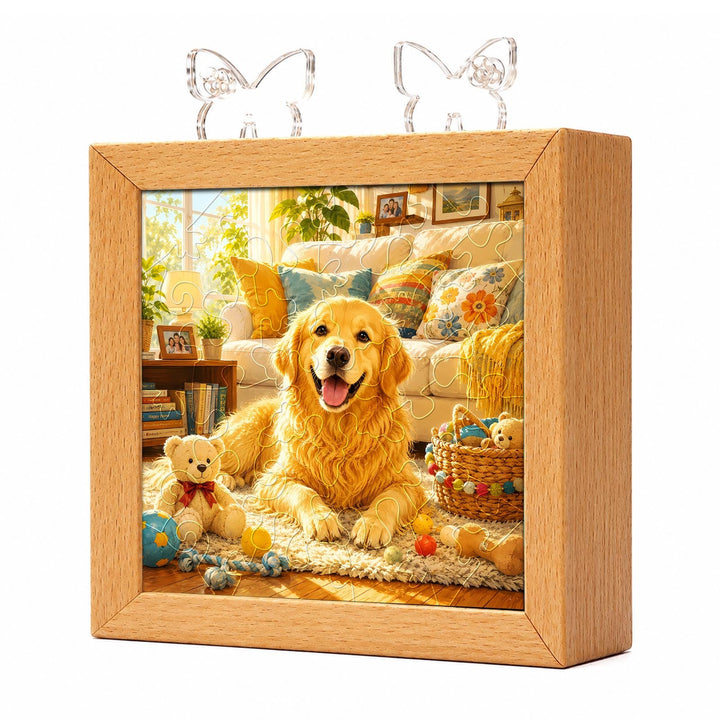 Acrylic Puzzle Night Light - Golden Sunshine