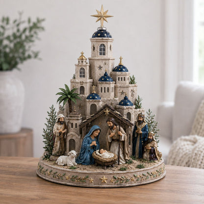 🔥 LAST DAY 49% OFF – ✨Bethlehem Nativity Church Light Tower✨