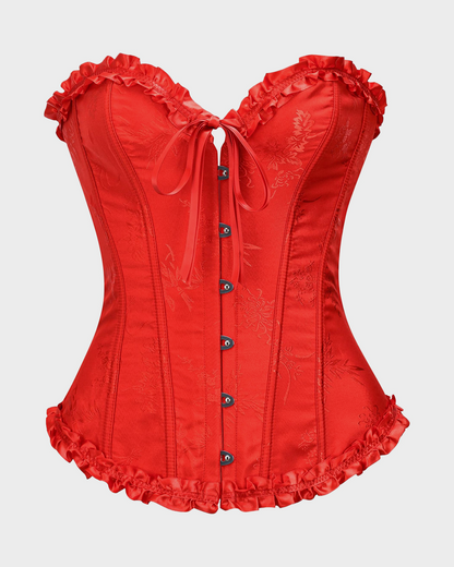 Corset Tops Lace Waist Push Up Shapewear