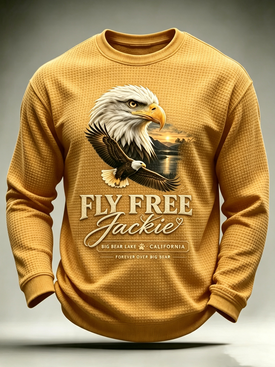 Men'S Casual Bald Eagle