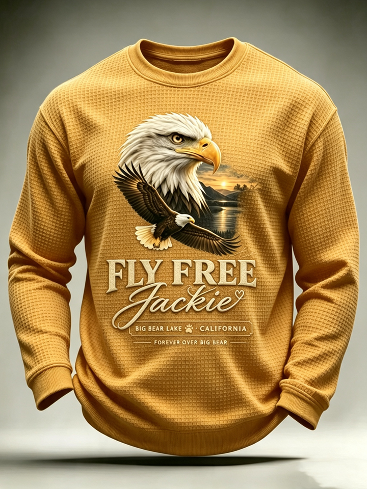 Men'S Casual Bald Eagle