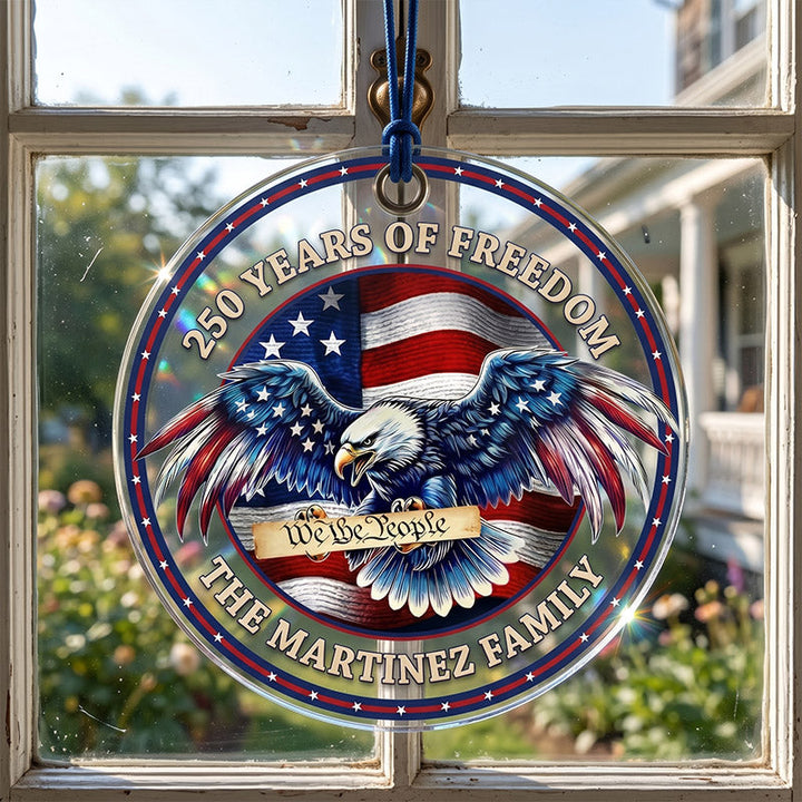 "America 250th Anniversary" Acrylic Ornament — 1776–2026 Patriotic Theme