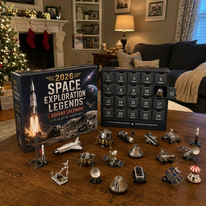 2026 Space Exploration Legends Advent Calendar – 24 Days of 2D Space Missions, 24 Collectible Surprises