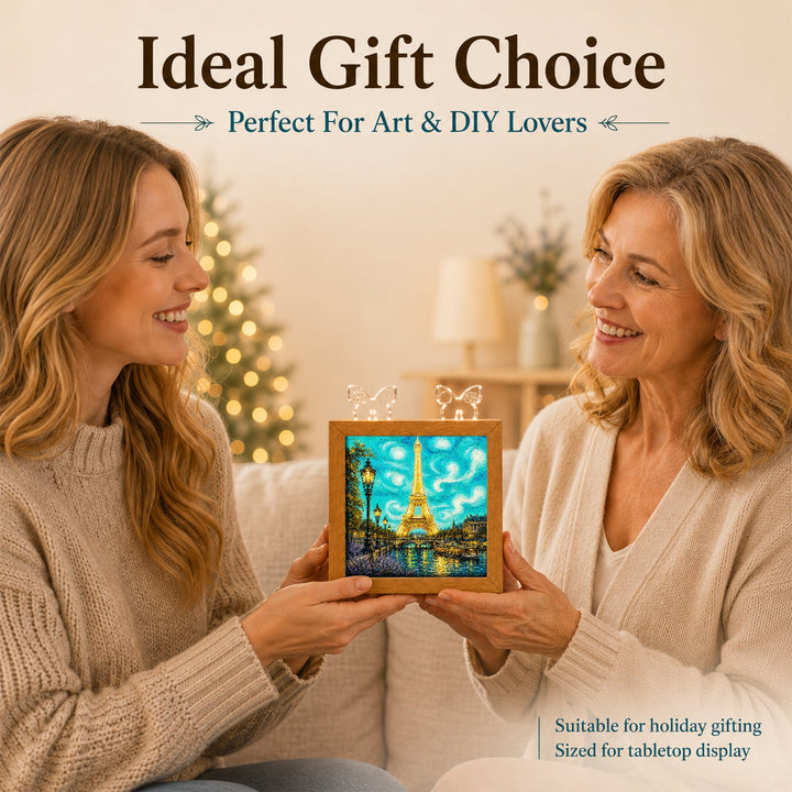 Acrylic Puzzle Night Light - Paris Starry Night