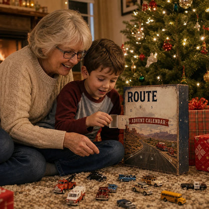 Route 66 Centennial Advent Calendar – 24 Days of  2D American Road Legends | 1926–2026 Collector’s Edition