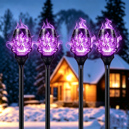 🔥Halloween Early Bird Special Sale 50% OFF✨Halloween Solar Skull Flame Lights💀