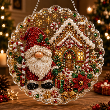 🔥Limited time 70% OFF - 🎅✨DIY Christmas Pearl Diamond Art Hanging Ornament Kit