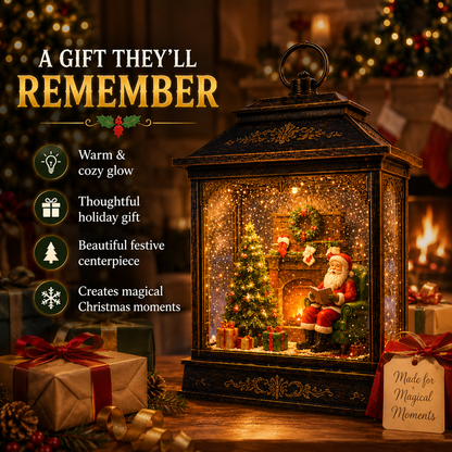🔥Hot Sale 40% OFF🔥Santa’s Magical Fireplace Lantern ✨🎅