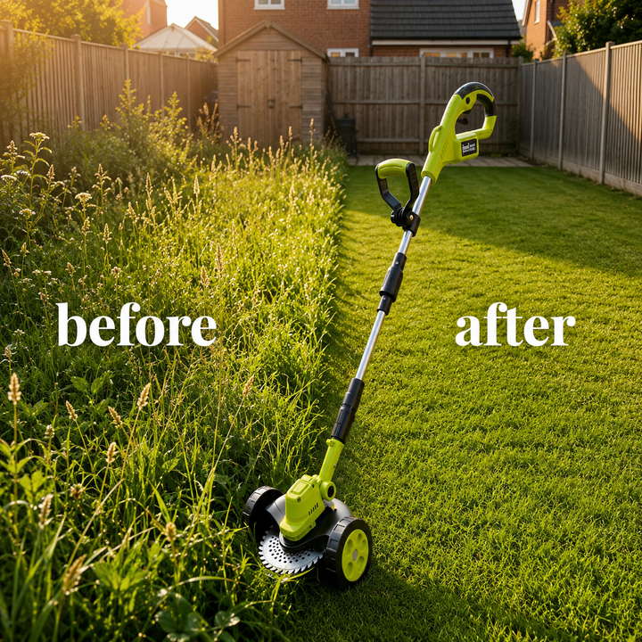 🌿⚡21V 3-in-1 Cordless String Trimmer, Edger & Mini Mower – 2 Batteries Included，Free Shipping