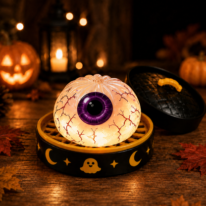 🎃Halloween Dumpling Stress Relief Toys with Steamer Storage Boxes