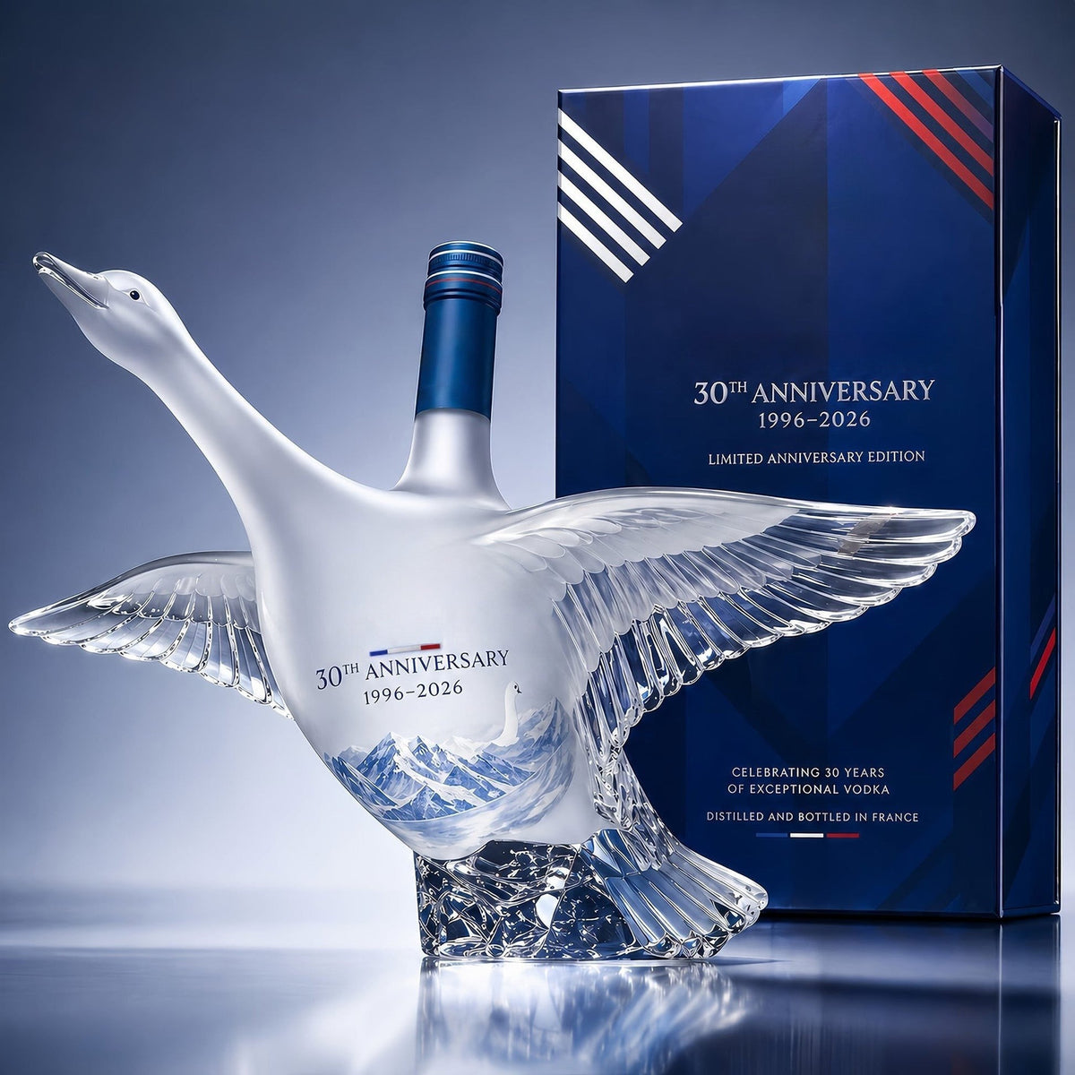 🎉30th Anniversary 3D Sculpted Vodka Bottle