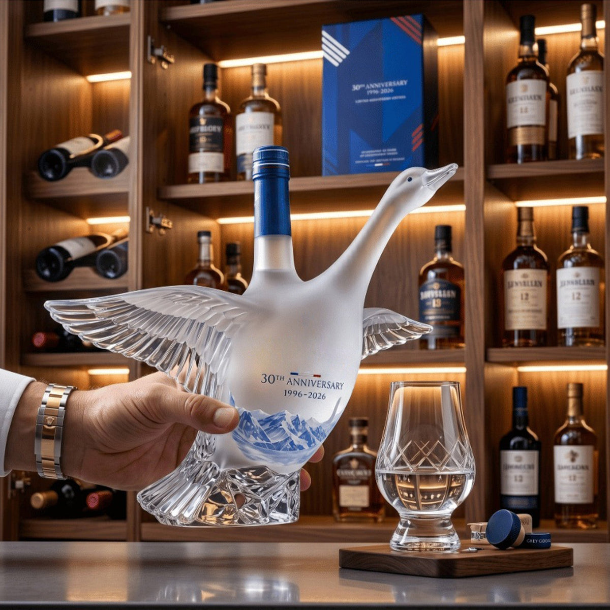 🎉30th Anniversary 3D Sculpted Vodka Bottle