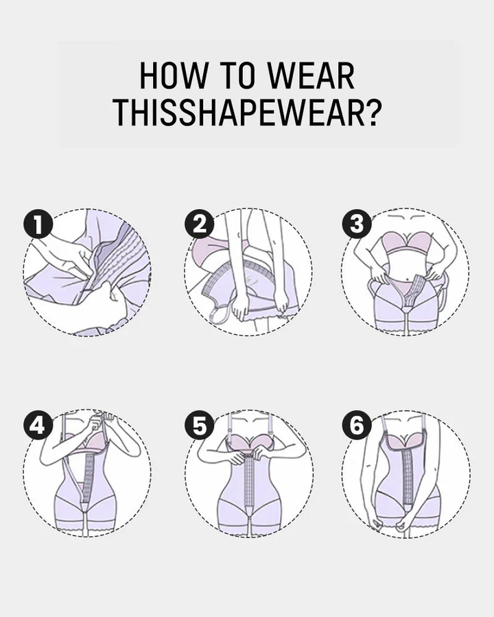 Extra Plus Size Shaper Bodysuit Tummy Control Shapewear With Bra