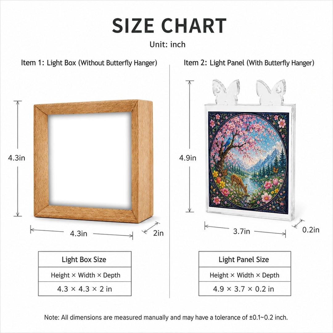 Acrylic Puzzle Night Light - Spring Whisper