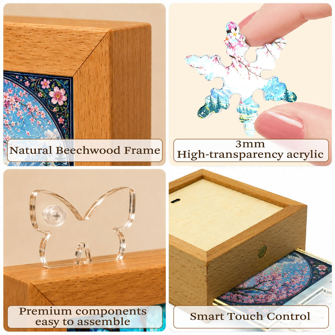 Acrylic Puzzle Night Light - Spring Whisper