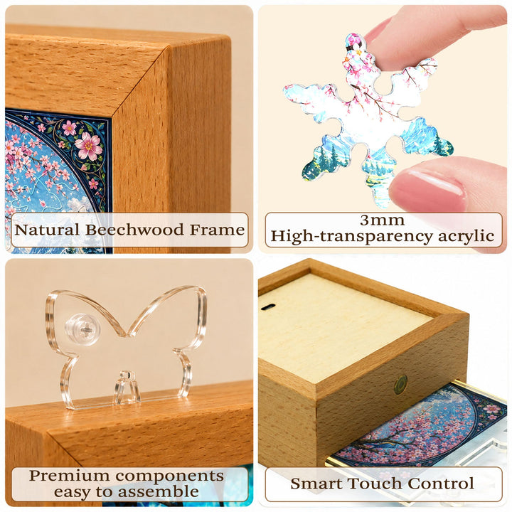 Acrylic Puzzle Night Light - Spring Whisper