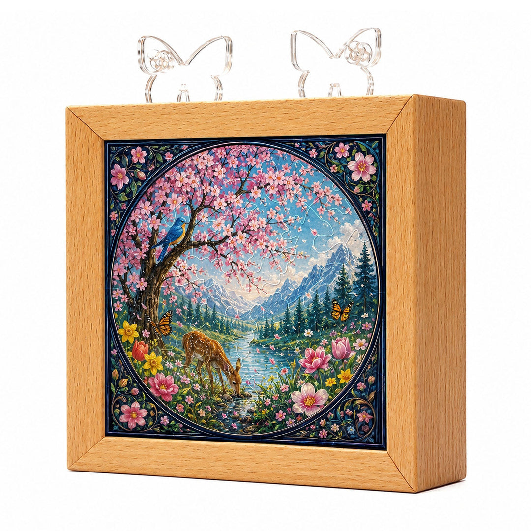 Acrylic Puzzle Night Light - Spring Whisper