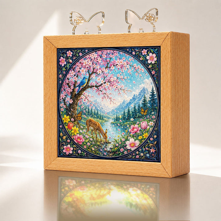 Acrylic Puzzle Night Light - Spring Whisper