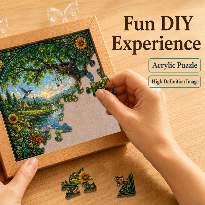 Acrylic Puzzle Night Light - Summer Glow