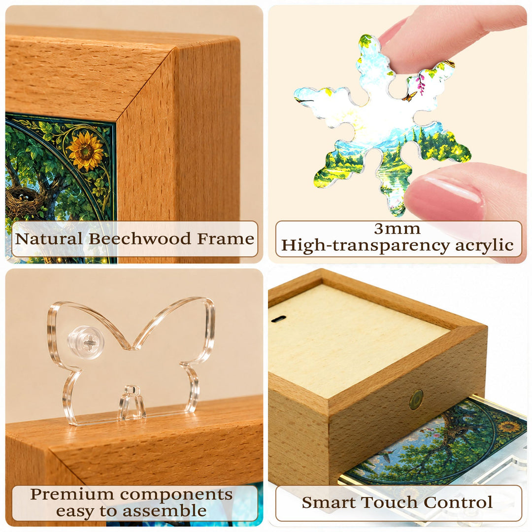 Acrylic Puzzle Night Light - Summer Glow
