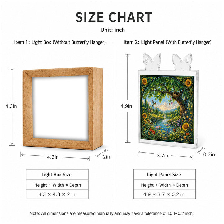 Acrylic Puzzle Night Light - Summer Glow