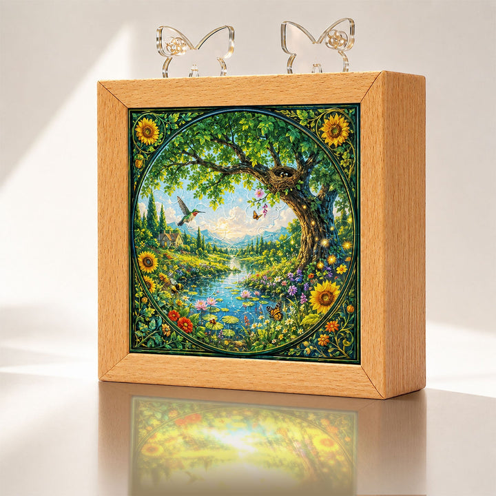 Acrylic Puzzle Night Light - Summer Glow