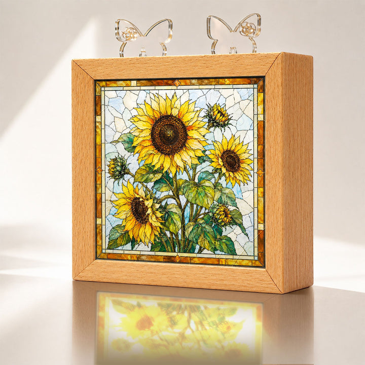 Acrylic Puzzle Night Light - Golden Harvest