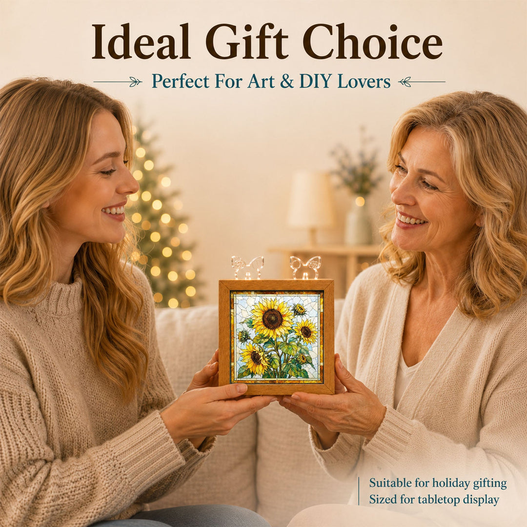 Acrylic Puzzle Night Light - Golden Harvest