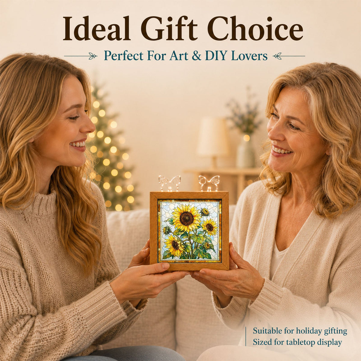 Acrylic Puzzle Night Light - Golden Harvest