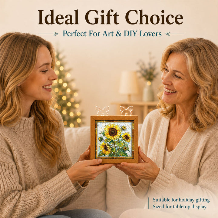 Acrylic Puzzle Night Light - Golden Harvest