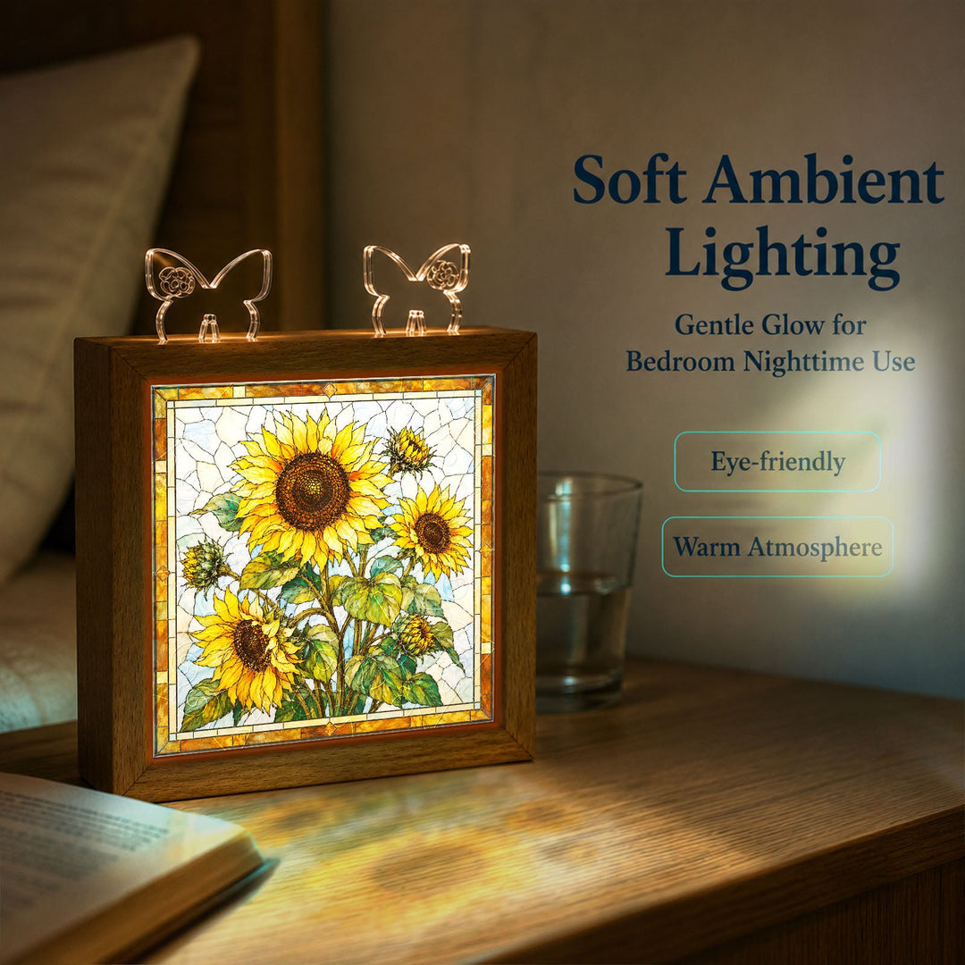 Acrylic Puzzle Night Light - Golden Harvest