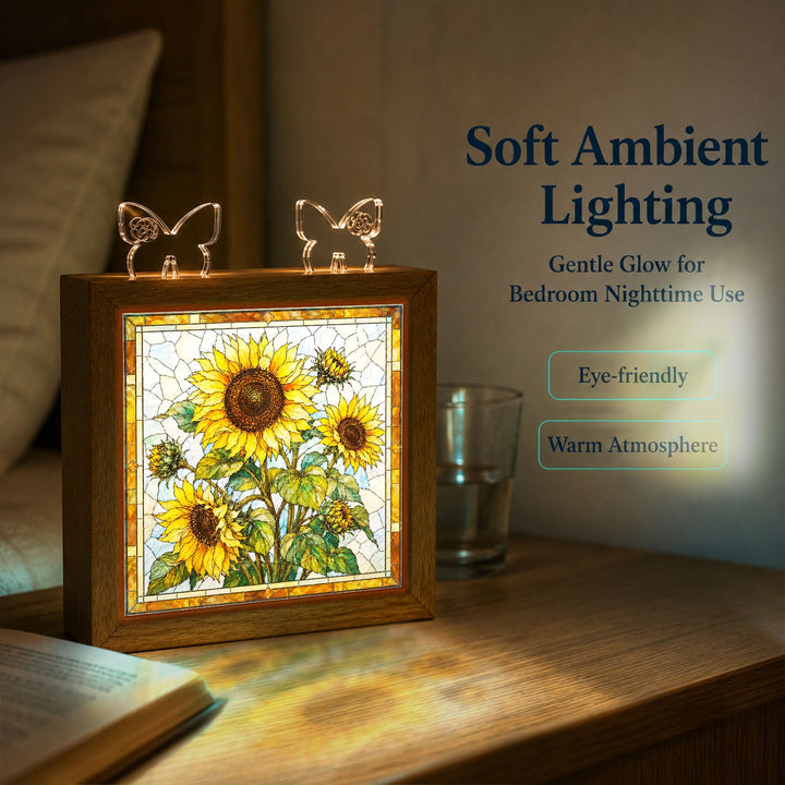 Acrylic Puzzle Night Light - Golden Harvest