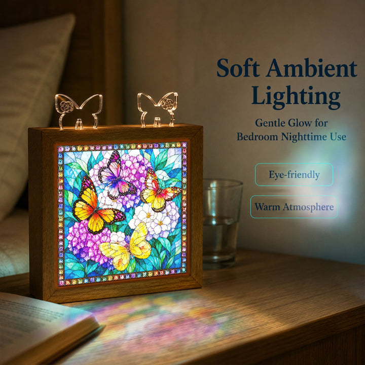 Acrylic Puzzle Night Light - Butterfly Symphony