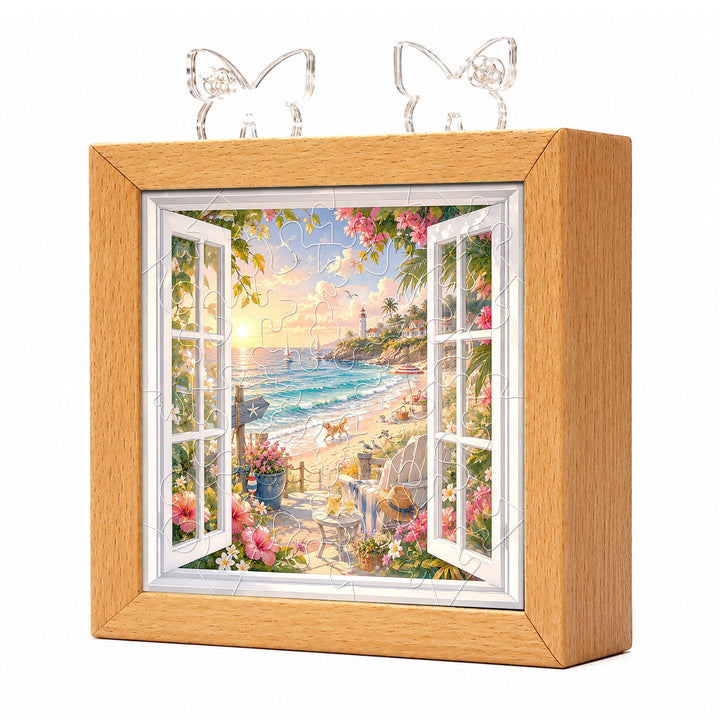 Acrylic Puzzle Night Light - Coastal Vista