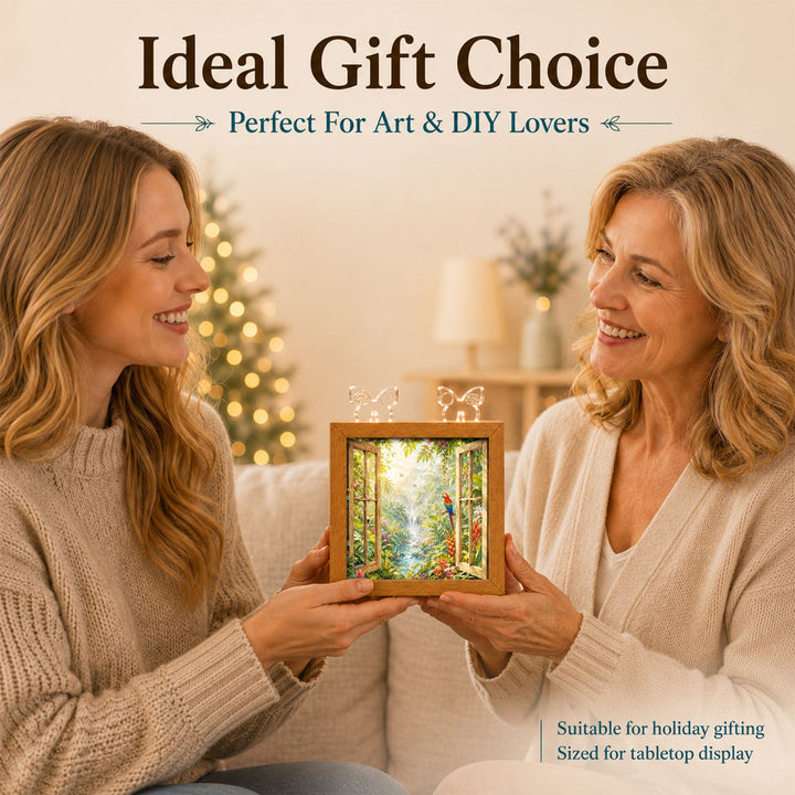 Acrylic Puzzle Night Light - Jungle Vista