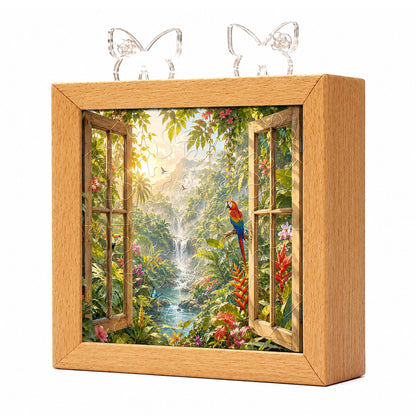 Acrylic Puzzle Night Light - Jungle Vista