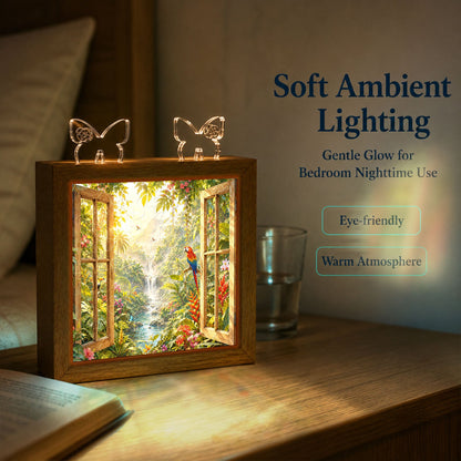 Acrylic Puzzle Night Light - Jungle Vista